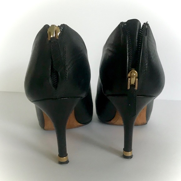 Givenchy Leather Pointed Toe Bootie - Picture 3 of 6